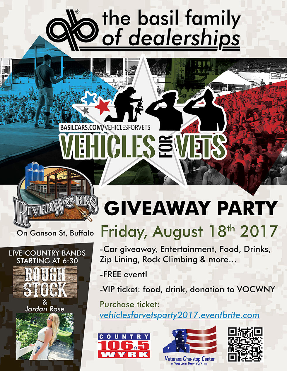 Basil’s Vehicles for Vets Giveaway Party